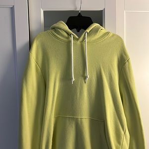 Lime green unisex hoodie, Old Navy size XS